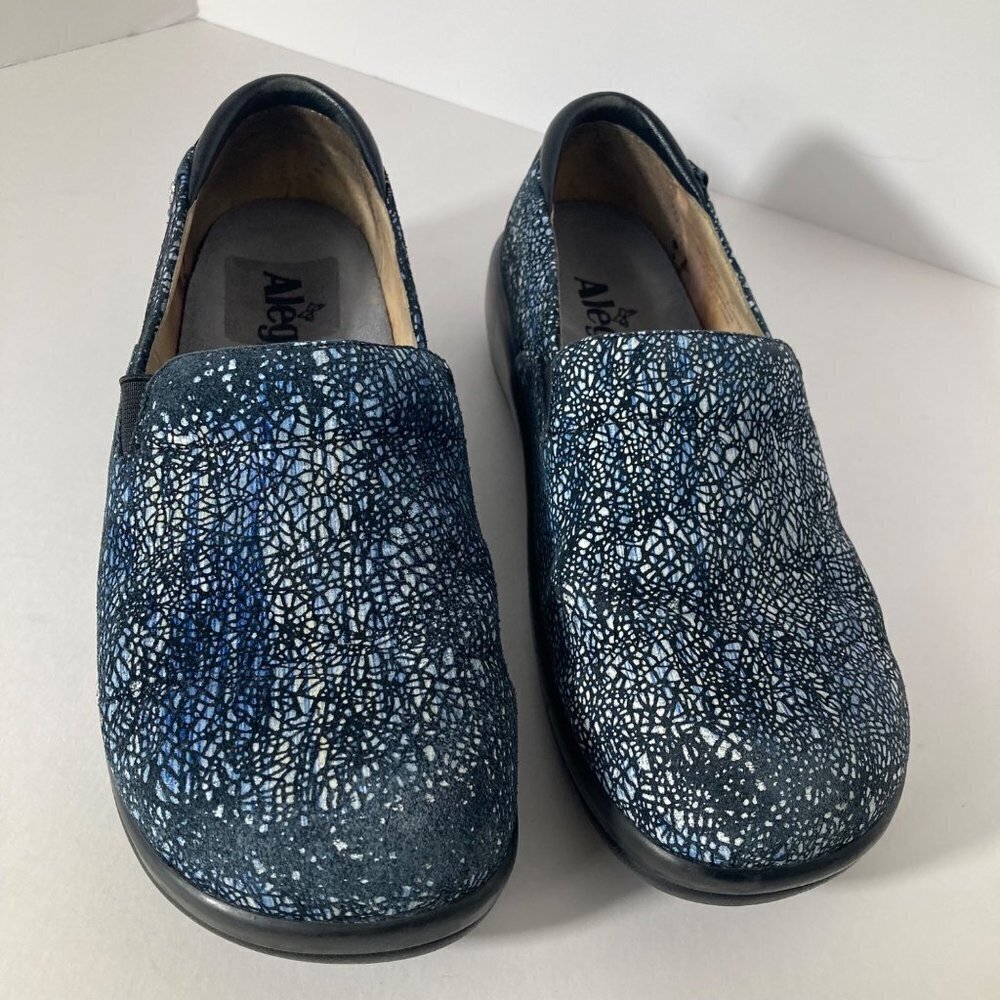 Womens Alegria Keli Pro Crackle Leather Mule Clog 8‎